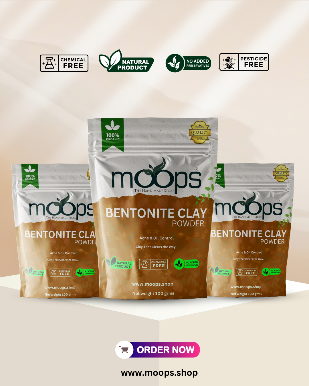 Moops Bentonite Clay