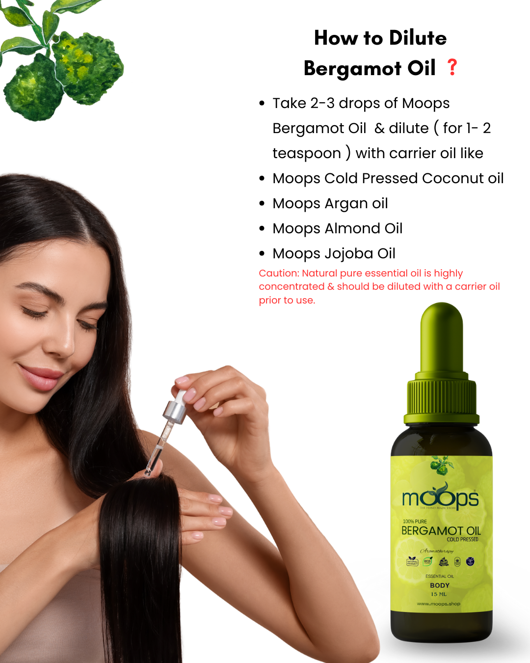Moops Bergamot Essential Oil
