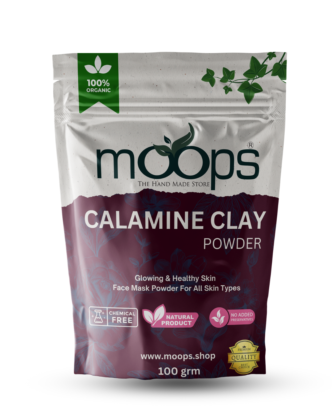 Moops Calamine Clay Powder 