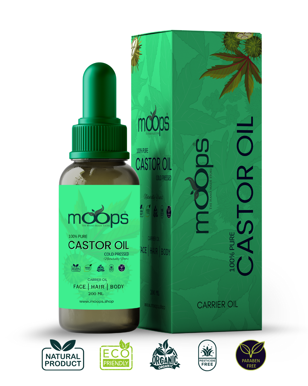 Moops Castor Oil