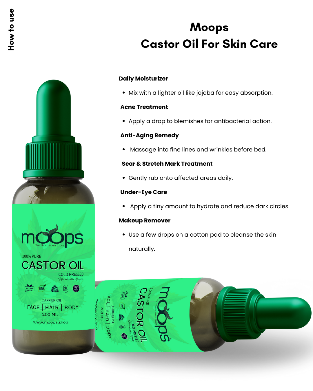 Moops Castor Oil