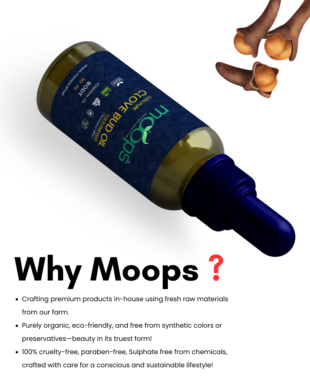 Moops Clove Bud Essential Oil