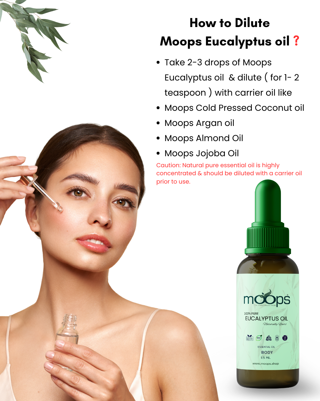 Moops Eucalyptus Essential Oil