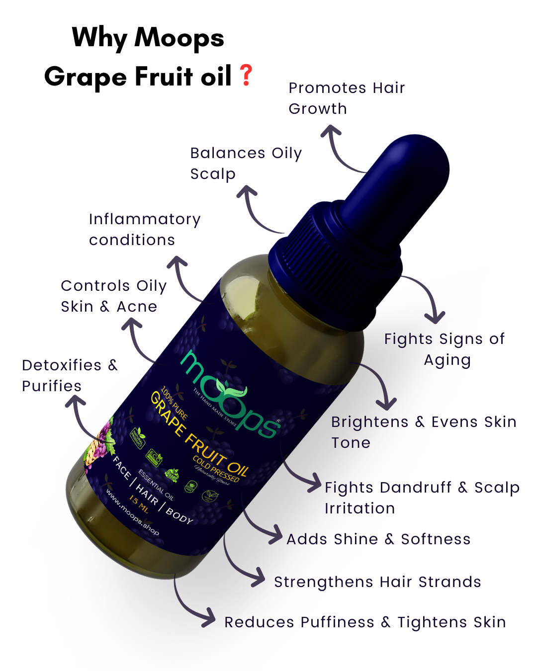 Moops Grapefruit Essential Oil