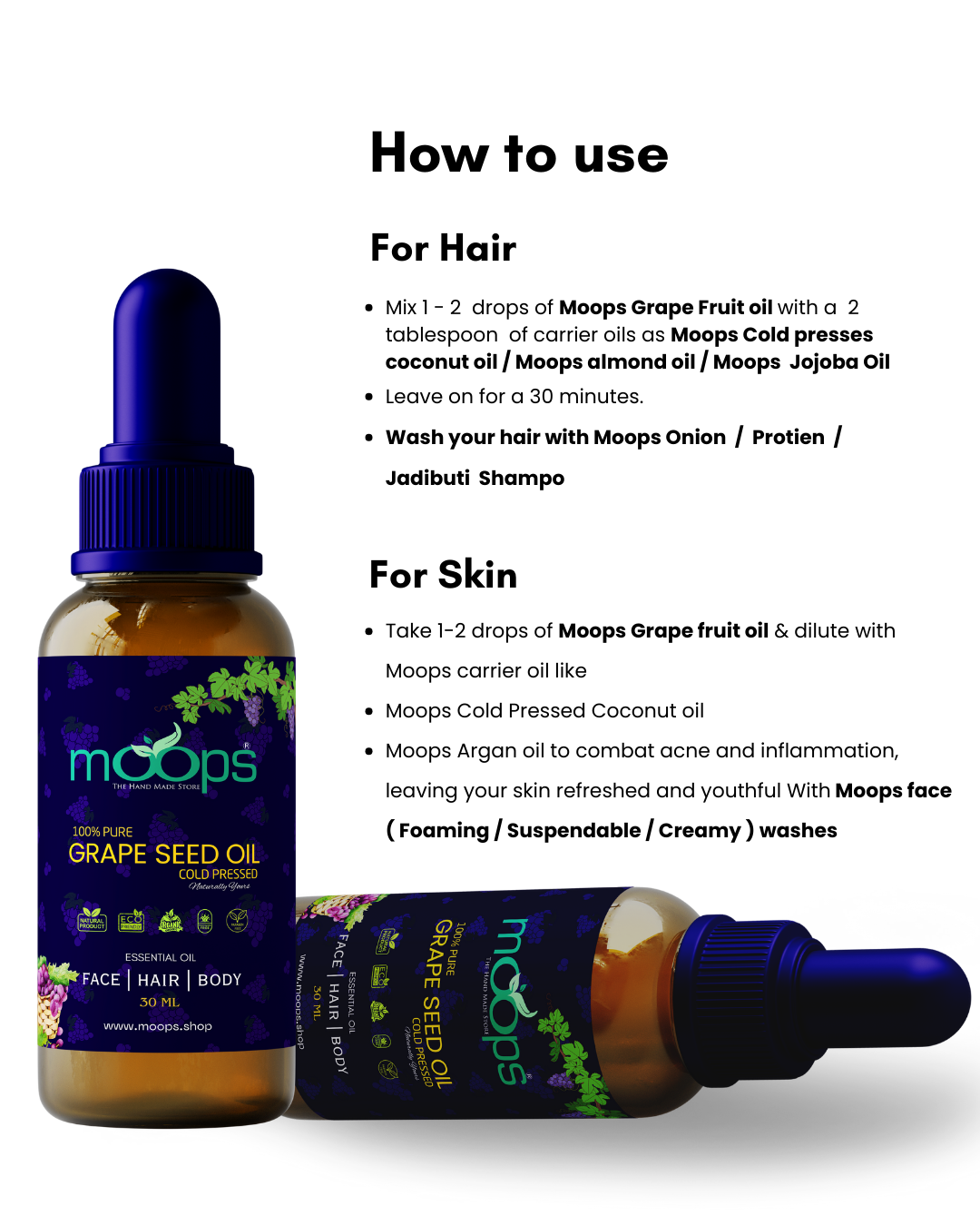 Moops Grapefruit Essential Oil