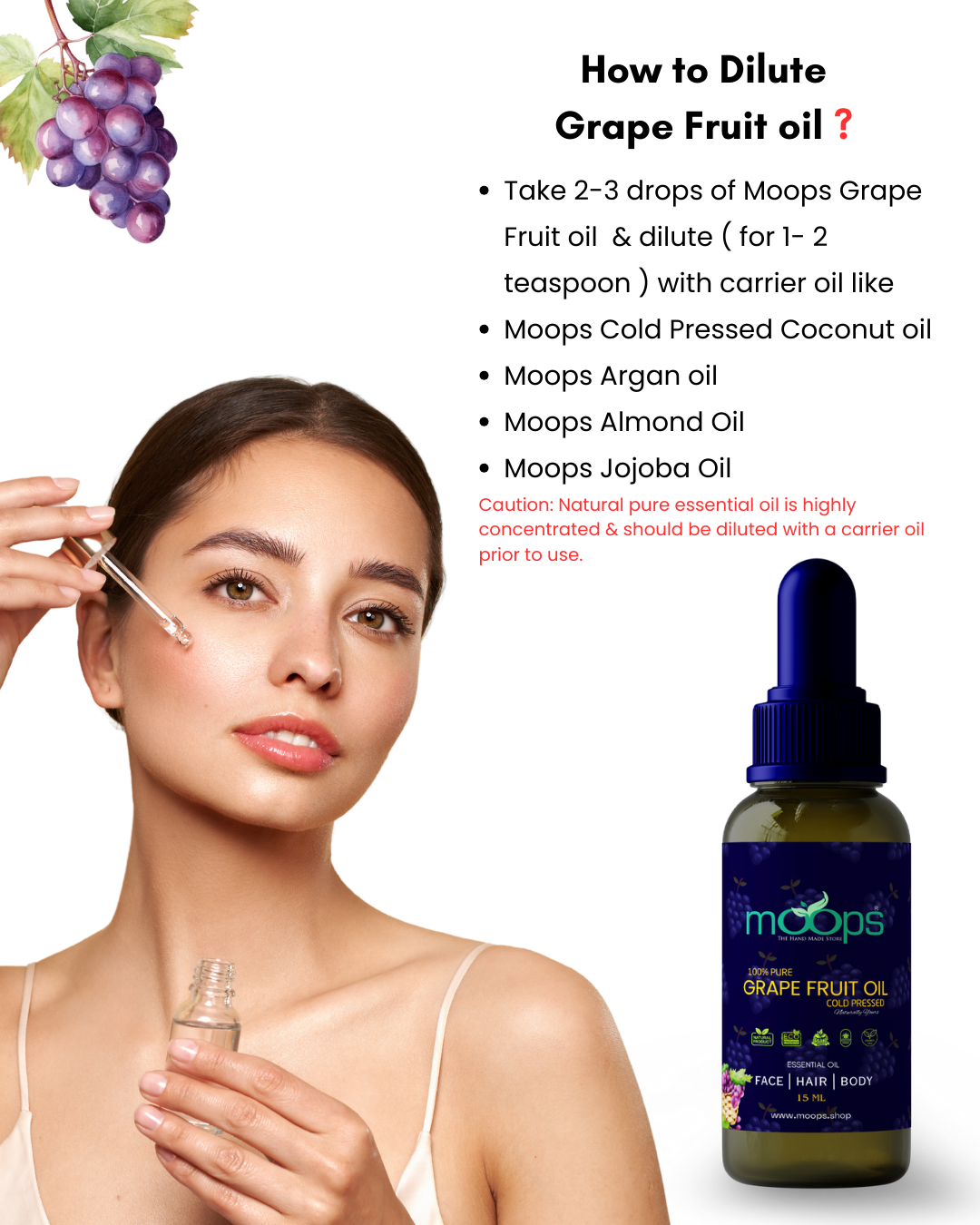 Moops Grapefruit Essential Oil