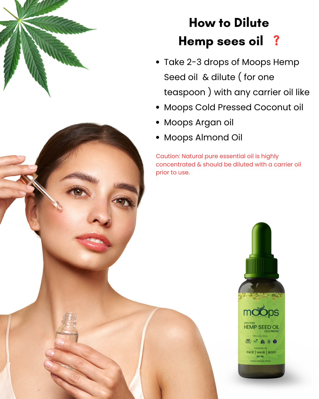 Moops Hemp Seed Oil