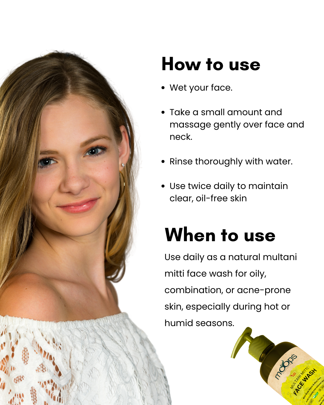 Moops Multani Mitti Face Wash