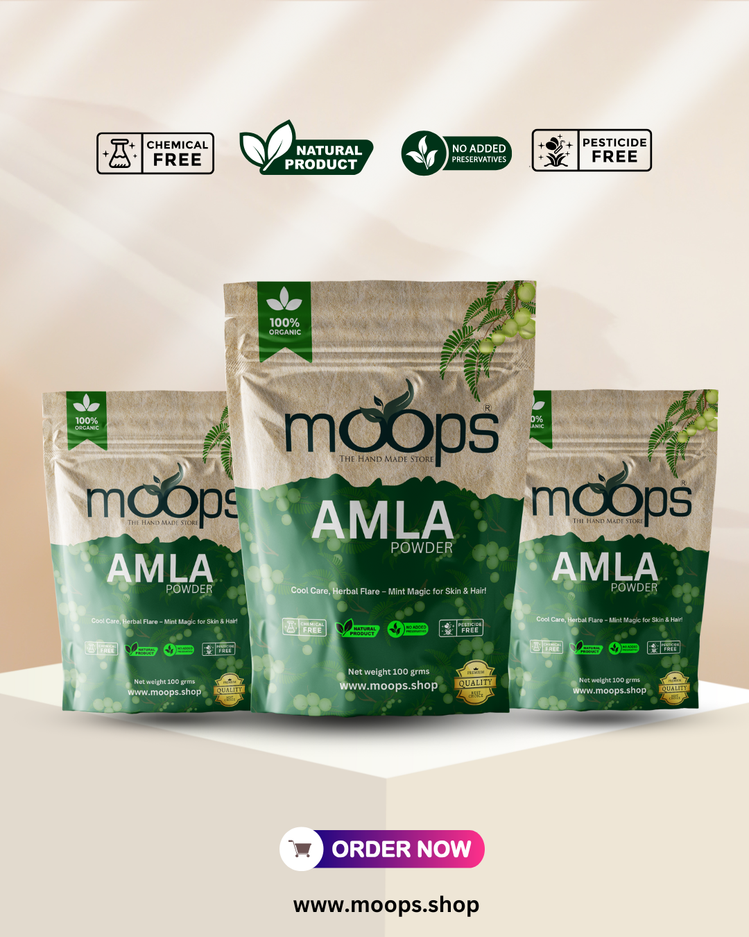 Moops Amla Powder