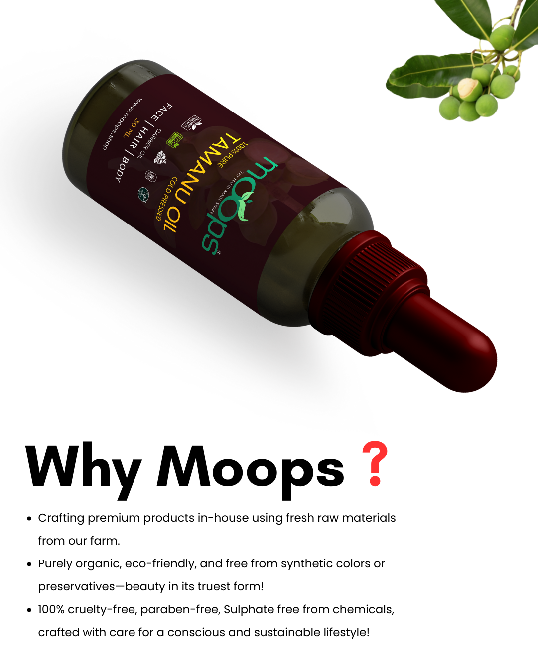 Moops Tamanu Oil