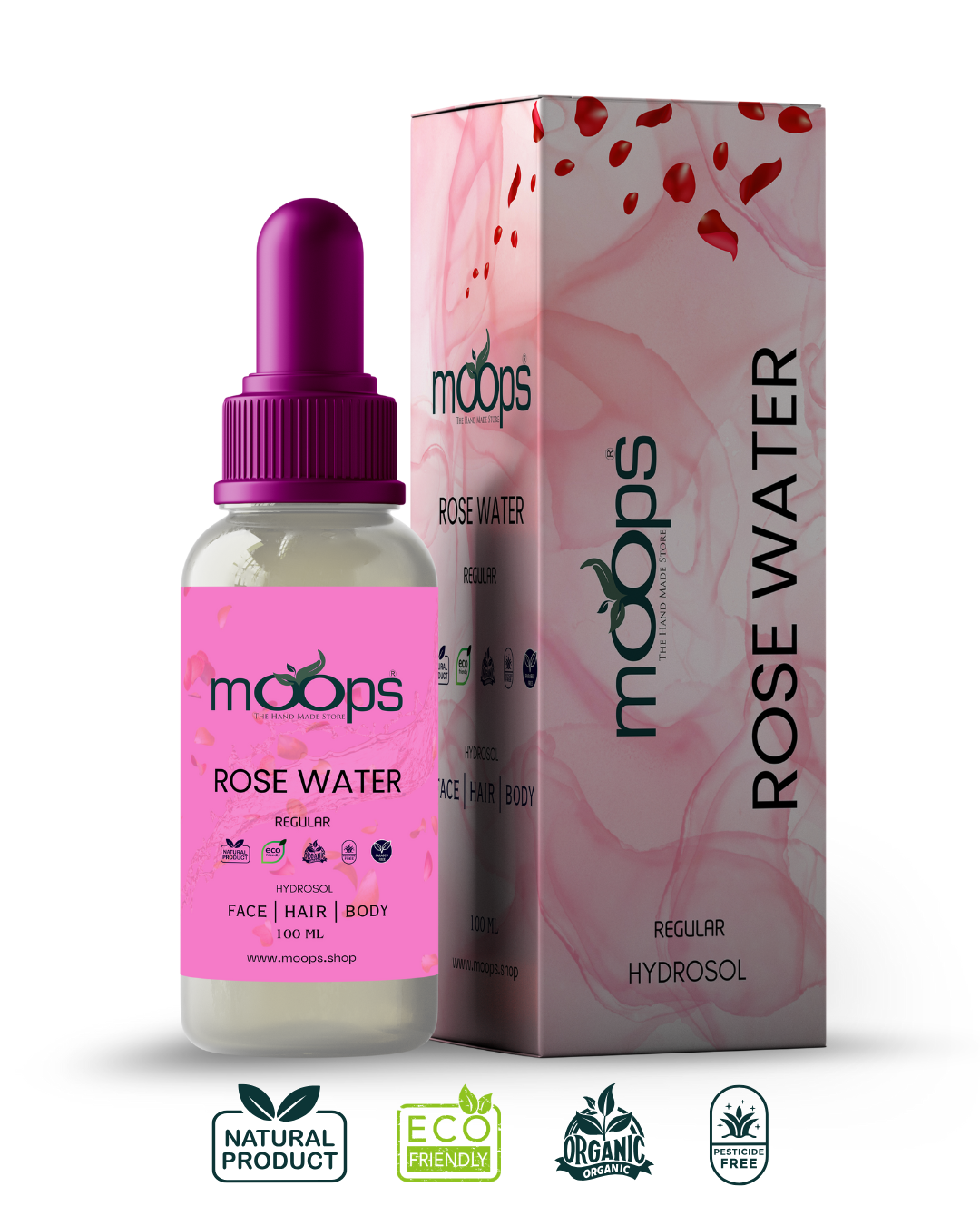 Moops Regular Rose Water 