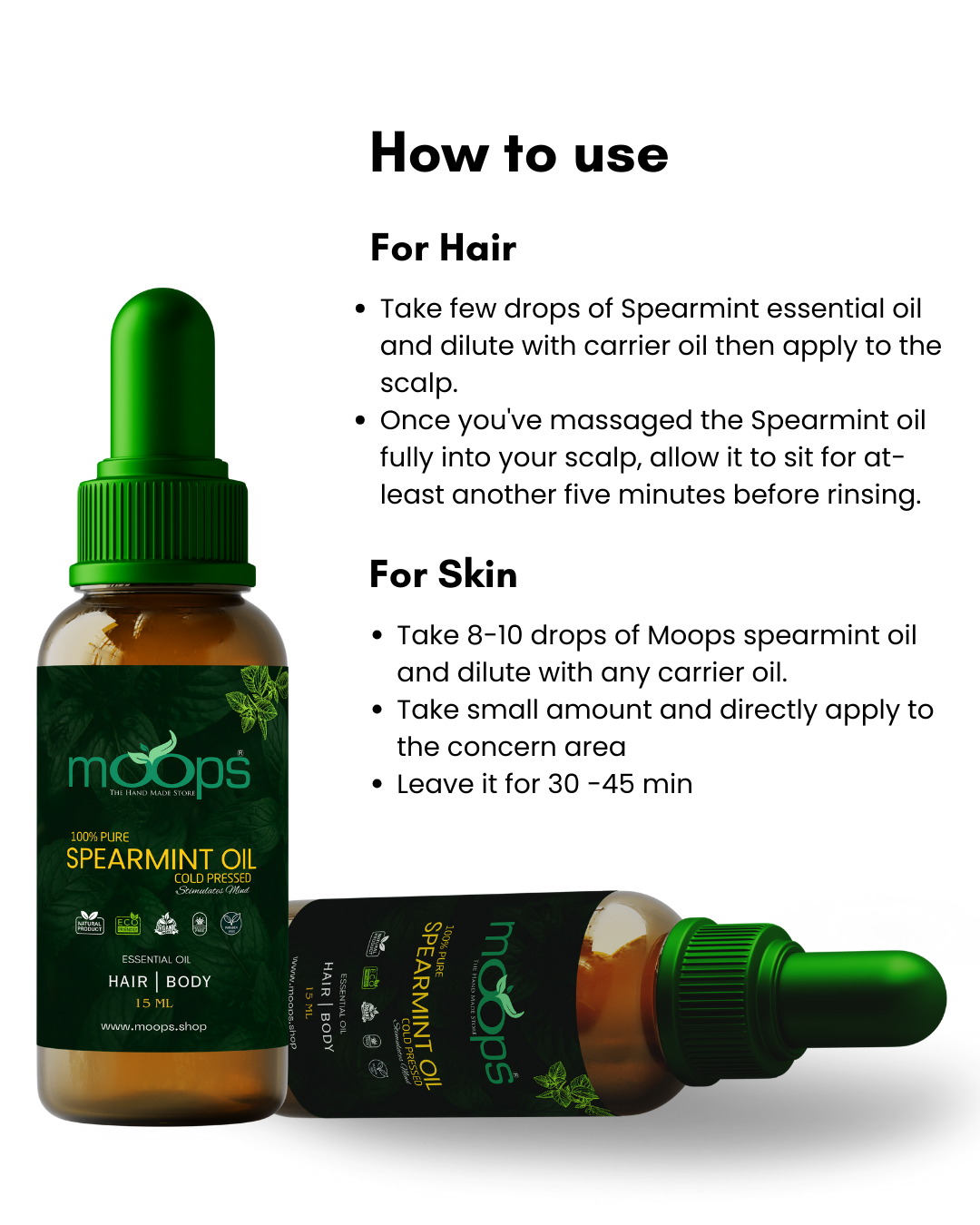 Moops Spearmint Essential Oil