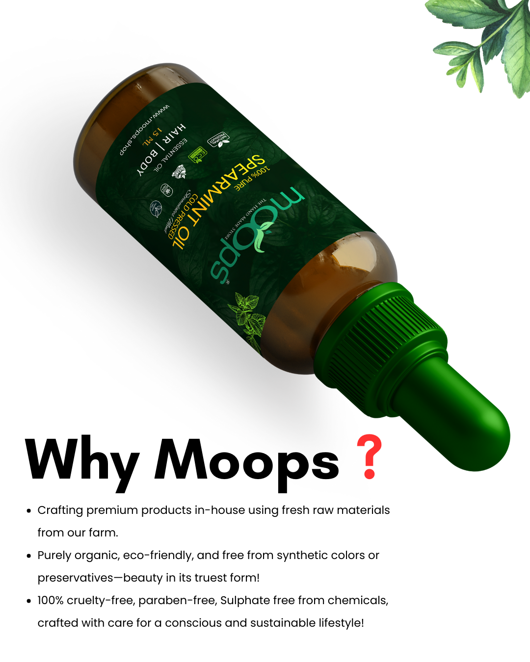 Moops Spearmint Essential Oil